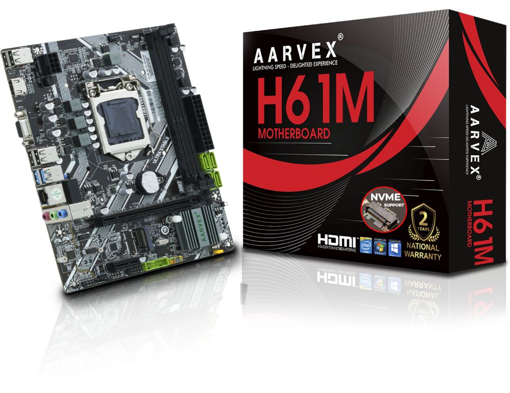 Aarvex H61 Motherboard
